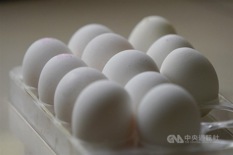 雞蛋批發價18日每台斤調升新台幣2元，為50.5元，20日產地價也將多2元，變成42.5元。（中央社檔案照片）