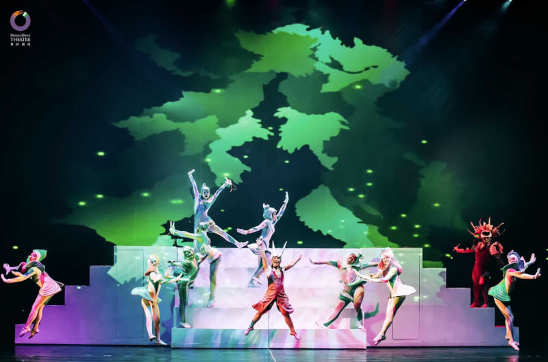新竹市2022仲夏藝文季開跑，22日將邀請舞鈴劇場演出「魔幻森林」，為東方傳統技藝融合音樂、舞蹈、新馬戲、視覺特效的表演。（新竹市政府提供）中央社記者郭宣彣傳真 111年7月21日