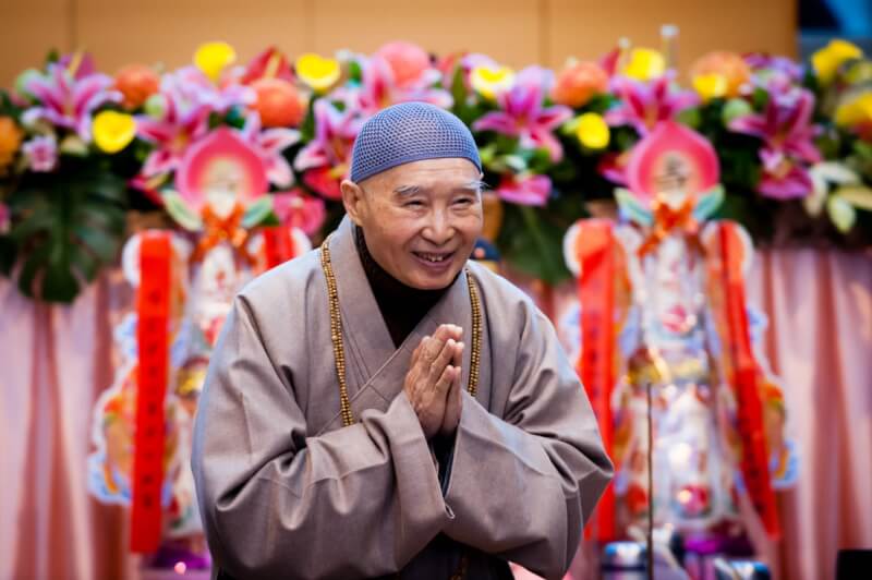 台南市淨宗學會極樂寺創辦人淨空法師26日凌晨2時圓寂,享耆壽96歲。(圖取自facebook.com/amtbtw)