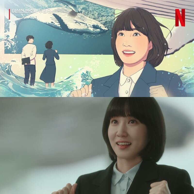 新影集「非常律師禹英禑」已成為Netflix又一熱播韓國電視劇。（圖取自instagram.com/netflixkr）