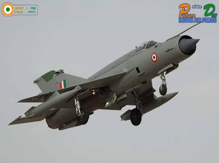 媒體報導，印度空軍將在2025年以前全面淘汰米格-21戰機。（圖取自twitter.com/IAF_MCC）