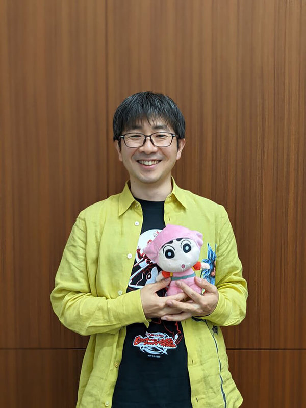 日本導演橋本昌和再度執導日本經典動漫蠟筆小新動畫電影,新作「蠟筆小新:幽靈忍者珍風傳」已在台上映,盼在疫情下讓孩子對未來有無限的希望與快樂。(木棉花提供)中央社記者王心妤傳真 111年8月6日