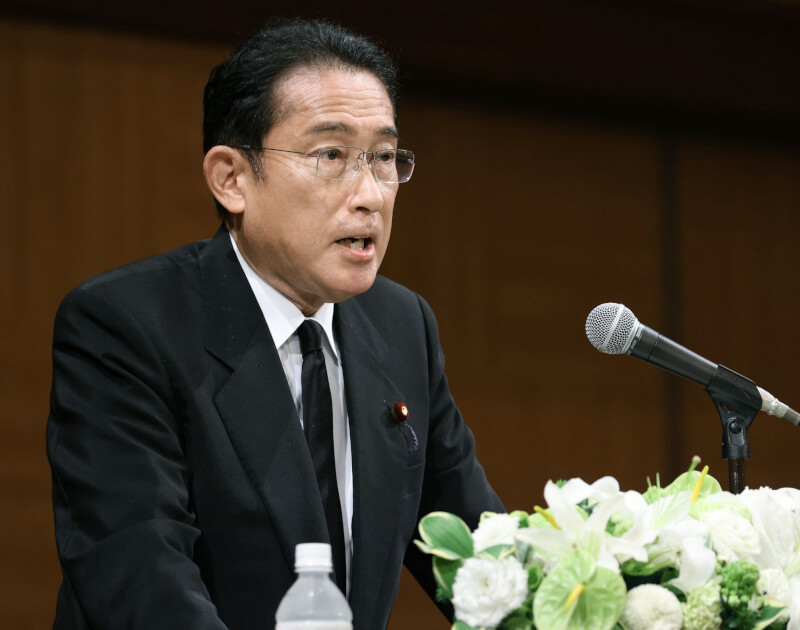 日本首相岸田文雄6日正式宣布改組內閣。（共同社）