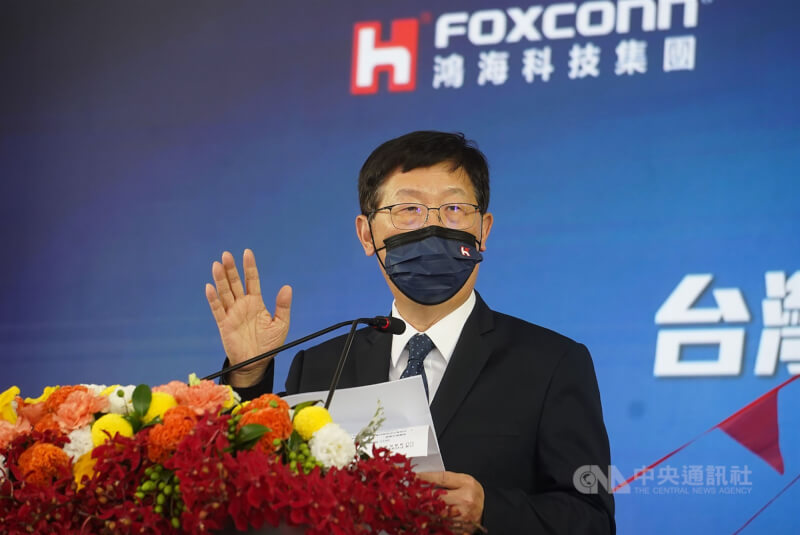 鴻海董事長劉揚偉10日表示，若主管機關不核准投資中國新紫光集團，集團有相對應備案。（中央社檔案照片）