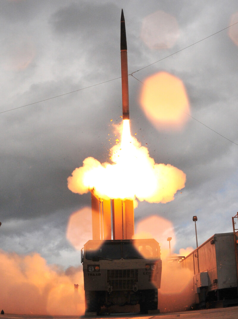 圖為終端高空防衛系統發射架。(圖取自維基共享資源,版權屬公有領域)