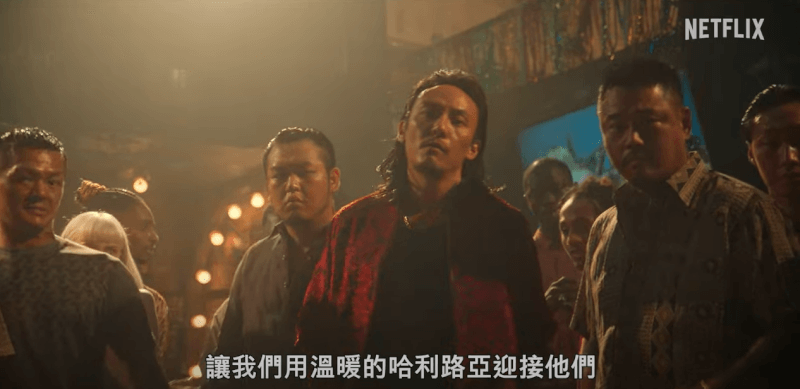 韓國影帝河正宇、黃晸珉的新影集「毒梟聖徒」,日前曝光預告驚喜出現金馬影帝張震(中)。(圖取自Netflix Asia YouTube頻道網頁youtube.com)