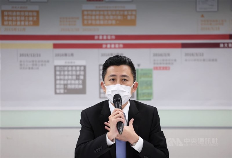 中華大學認定前新竹市長林智堅論文抄襲，撤銷碩士學位。（中央社檔案照片）