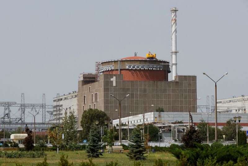 圖為札波羅熱核電廠。（路透社）
