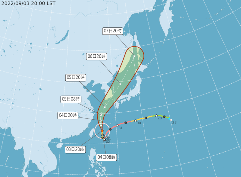 （圖取自中央氣象局網頁cwb.gov.tw）