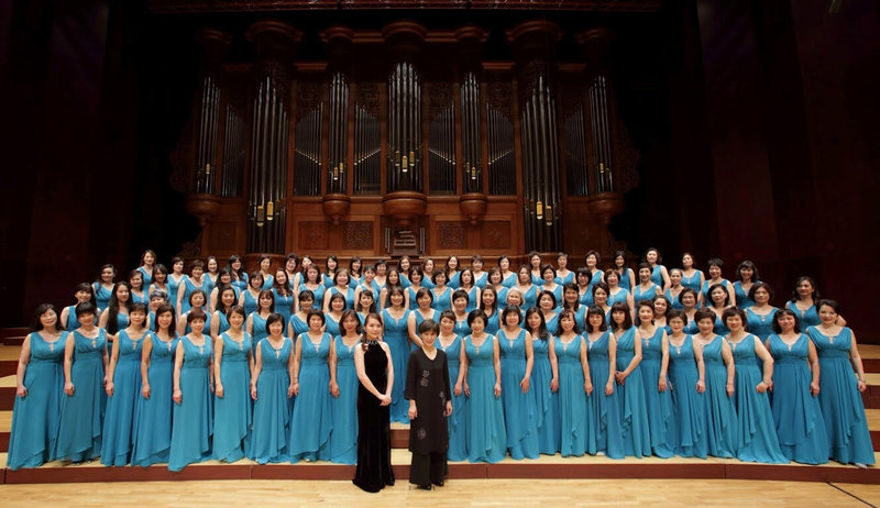慶祝成立20週年，台北愛樂婦女合唱團以「希望之歌」為主題舉行音樂會，希望用合唱溫暖樂迷，也為困境中的身心靈帶來正面能量。（台北愛樂文教基金會提供）中央社記者趙靜瑜傳真  111年9月4日