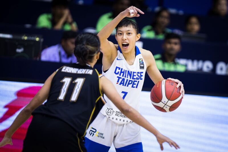 台灣U18女籃代表隊8日擊敗印尼，晉級6強。（圖取自FIBA網頁fiba.basketball）
