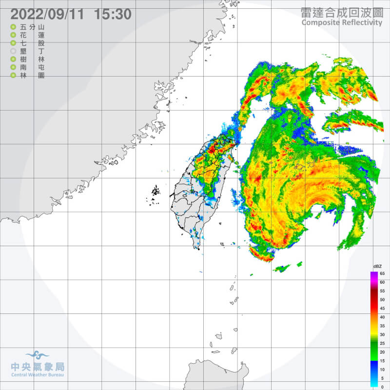 （圖取自中央氣象局網頁cwb.gov.tw）