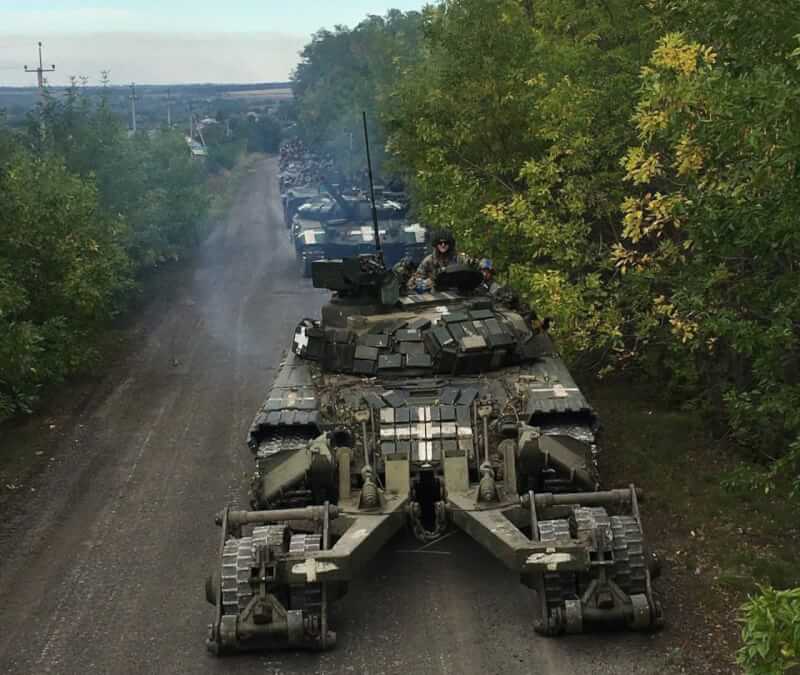 基輔當局19日表示，烏克蘭軍隊已渡過奧斯科爾河控制東岸，準備對東部頓巴斯地區的俄羅斯占領軍發動攻擊。圖為烏克蘭前線士兵。（圖取自facebook.com/GeneralStaff.ua）