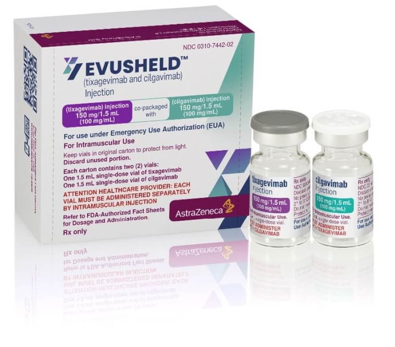 指揮中心發言人莊人祥27日強調，Evusheld單株抗體藥物沒有買貴，媒體報導的數字是錯誤的。（圖取自Evusheld網頁evusheld.com）