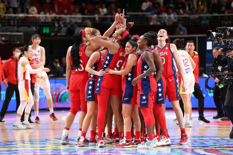 美國隊1日在女子世界盃籃球賽決賽以83比61大勝中國，奪隊史第11冠。（圖取自美國籃球協會網頁usab.com）