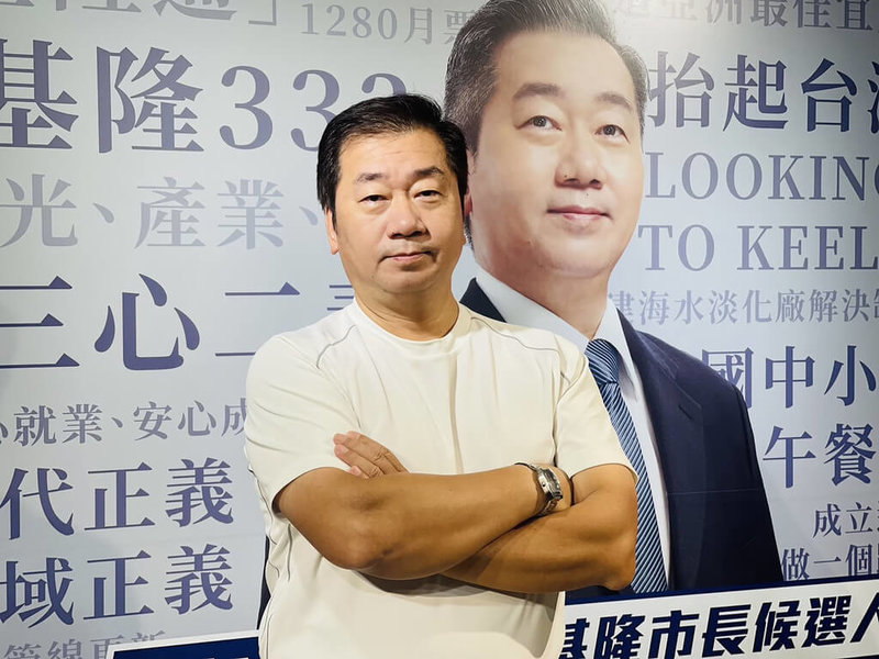 無黨籍基隆市長參選人黃希賢（圖）12日指出，國民黨對手謝國樑先前針對論文被控抄襲時，立即開直播出示論文全數解釋，相較金星公司借貸案卻像「擠牙膏」，起初還講得不清不楚，12日才開記者會反擊，但仍啟人疑竇，無法完全釋疑。（黃希賢提供）中央社記者王朝鈺傳真  111年10月12日