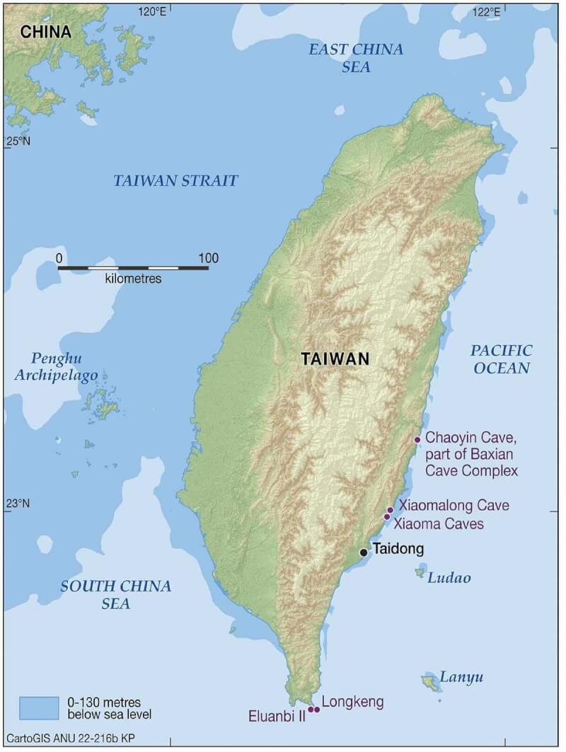 小馬洞位於台東成功鎮。（圖取自世界考古學雜誌出版社網頁tandfonline.com）