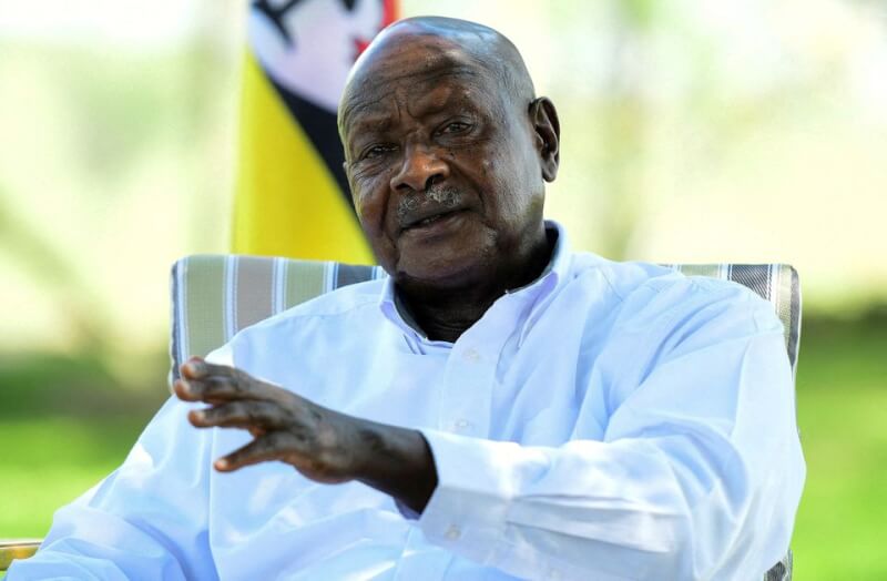 烏干達總統穆塞維尼26日宣布，將延長實施伊波拉疫情重災區的封鎖令。（路透社）