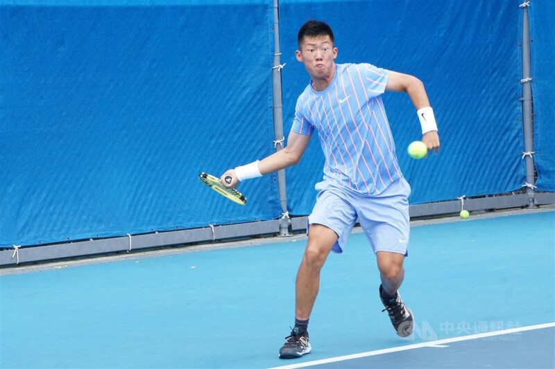 曾俊欣將是台灣第一位參加網壇新生代總決賽的選手。（中央社檔案照片）