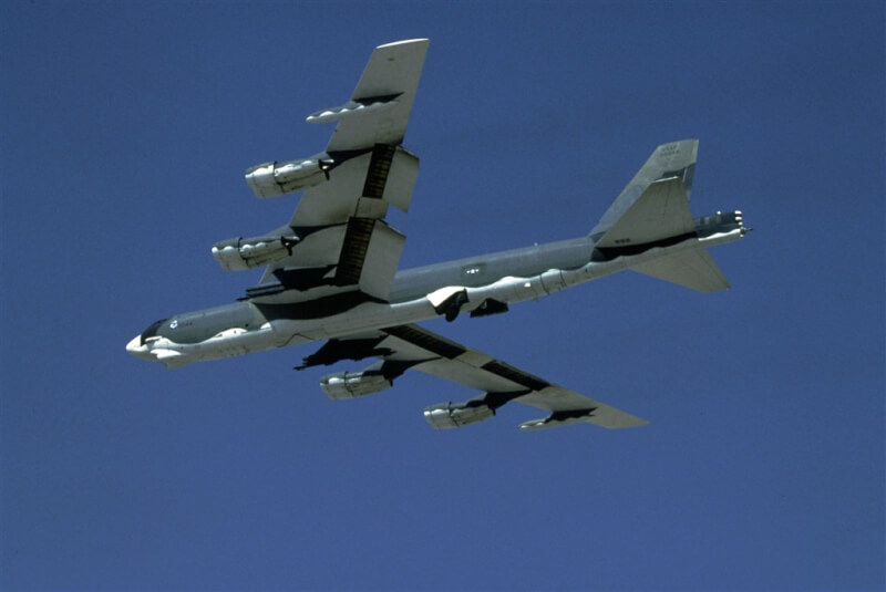 澳洲媒體指出，美國正準備在澳洲北部部署多達6架可攜帶核子武器的B-52戰略轟炸機。圖為B-52同機型軍機。（圖取自美軍網頁www.af.mil）