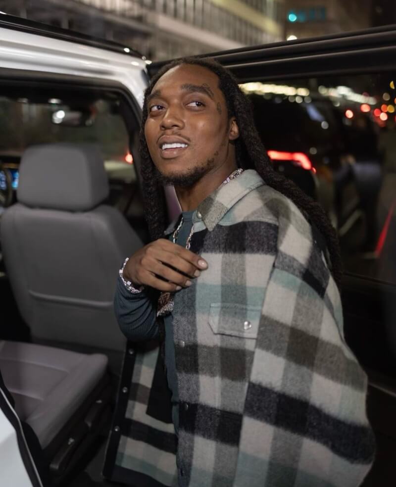 美國饒舌歌手Takeoff 1日在德州休士頓一家保齡球館遭到槍殺,得年28歲。(圖取自instagram.com/yrntakeoff/)