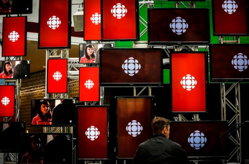 加拿大廣播公司新聞網將關閉在中國北京的新聞社。圖為加拿大廣播公司位於多倫多的新聞中心。（路透社）