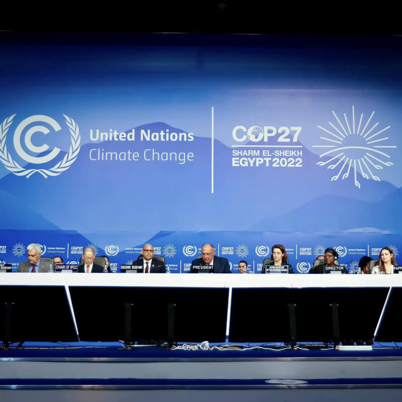 聯合國氣候變化綱要公約第27次締約方會議（COP27）6日登場。（圖取自facebook.com/COP27Egypt）