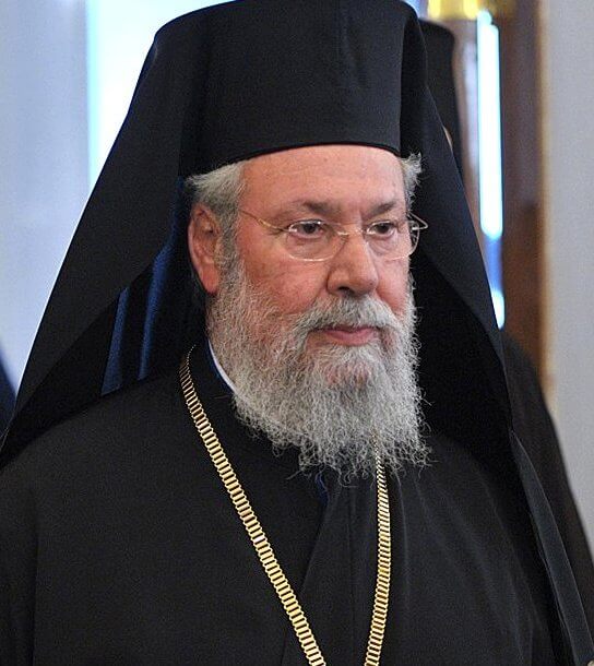 賽普勒斯東正教會領袖克里斯托莫斯二世大主教7日病逝，享壽81歲。（圖取自維基共享資源；作者Kremlin.ru，CC BY 4.0）