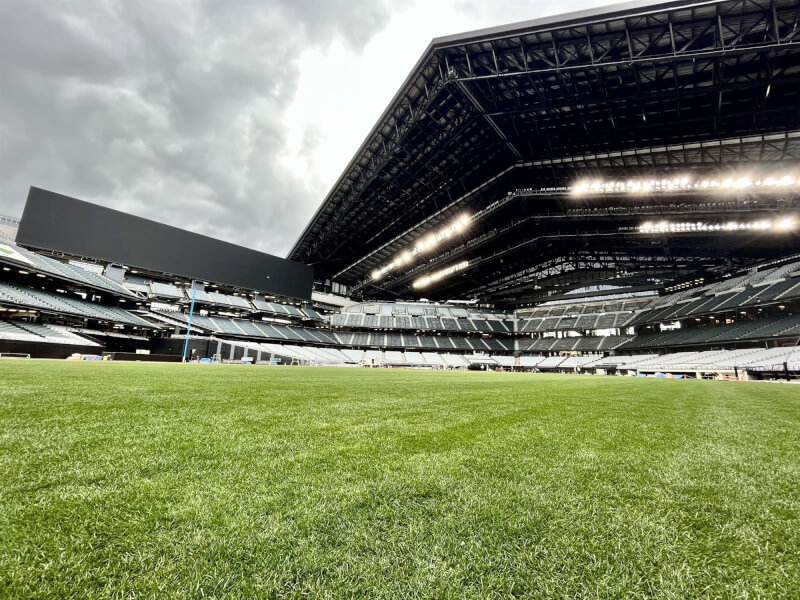 圖為日本火腿隊預定2023年3月啟用的新球場ES CON FIELD HOKKAIDO。（圖取自facebook.com/fightersintaiwan）