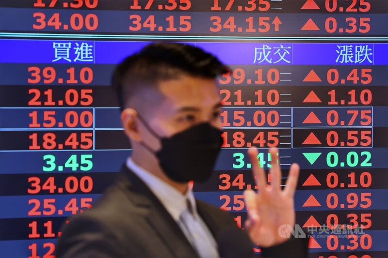 在台積電大漲34元領軍下,台股11日終場大漲503.8點,指數突破季線13915點,收在14007.56點。(中央社檔案照片)