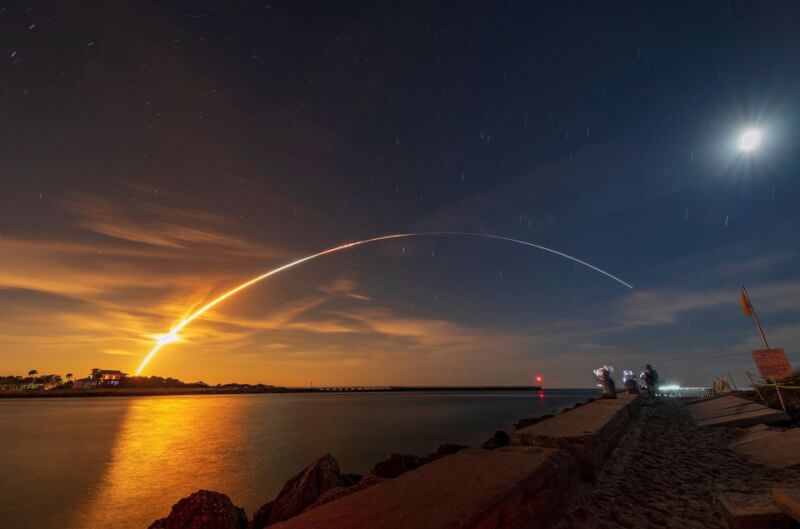 NASA火力最強大探月火箭16日從佛羅里達州甘迺迪太空中心發射。（路透社）