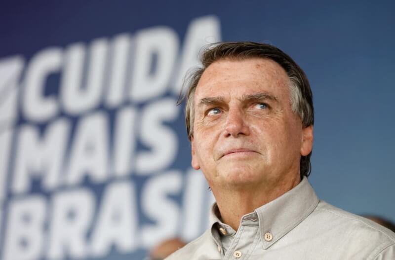 巴西總統波索納洛在10月總統大選中落敗，根據一份向巴西聯邦選舉法院提出的訴狀，他對選舉結果提出質疑。（圖取自facebook.com/jairmessias.bolsonaro）