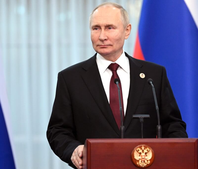 CNN報導，俄羅斯總統蒲亭本週第二度暗示，俄國可能改變不率先在衝突中動用核武的軍事方針。（圖取自俄羅斯總統府網頁kremlin.ru）