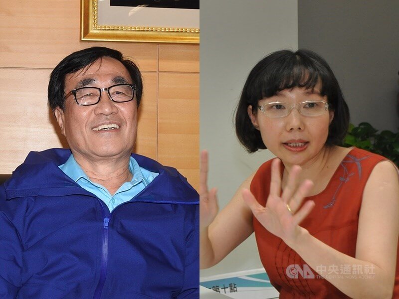 台北市長當選人蔣萬安12日公布首波小內閣成員，包含副市長李四川（左）與北市首名女性都發局長王玉芬（右）。（中央社檔案照片）