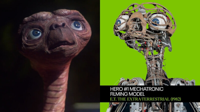 1982年好萊塢科幻片「E.T.外星人」拍攝過程中使用的原版E.T.機動模型將拍賣。（圖取自Darren Julien YouTube頻道網頁youtube.com）