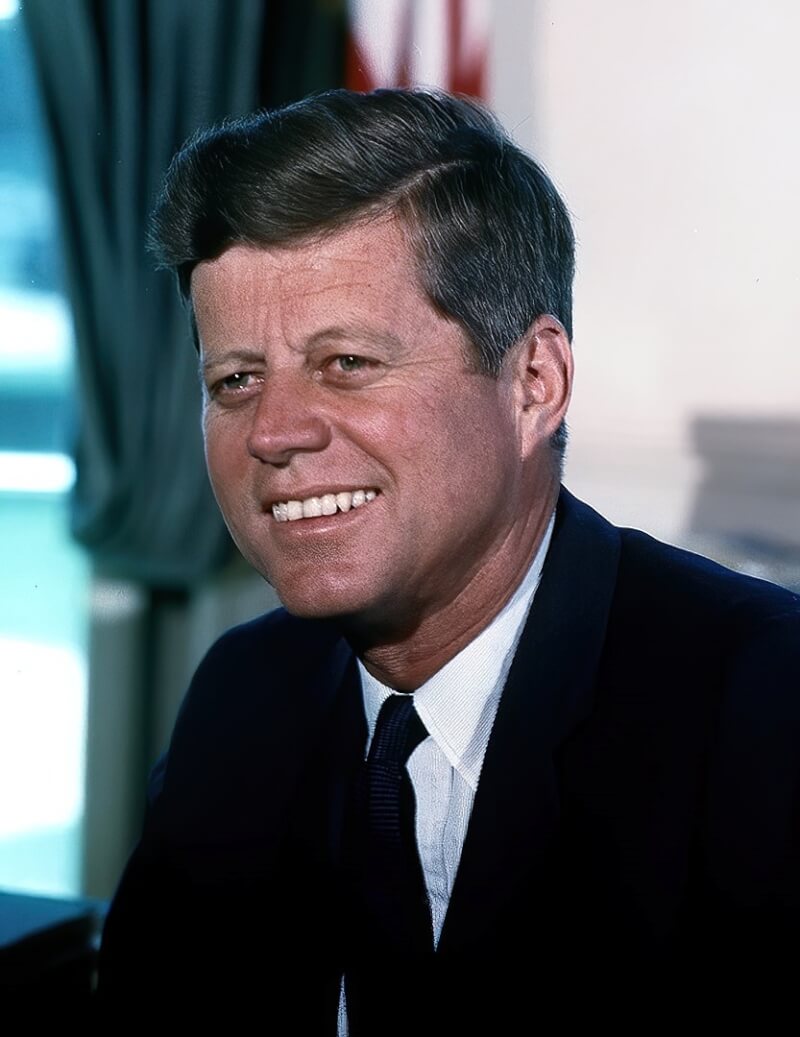 美國第35任總統甘迺迪。（圖取自維基共享資源，版權屬公有領域）