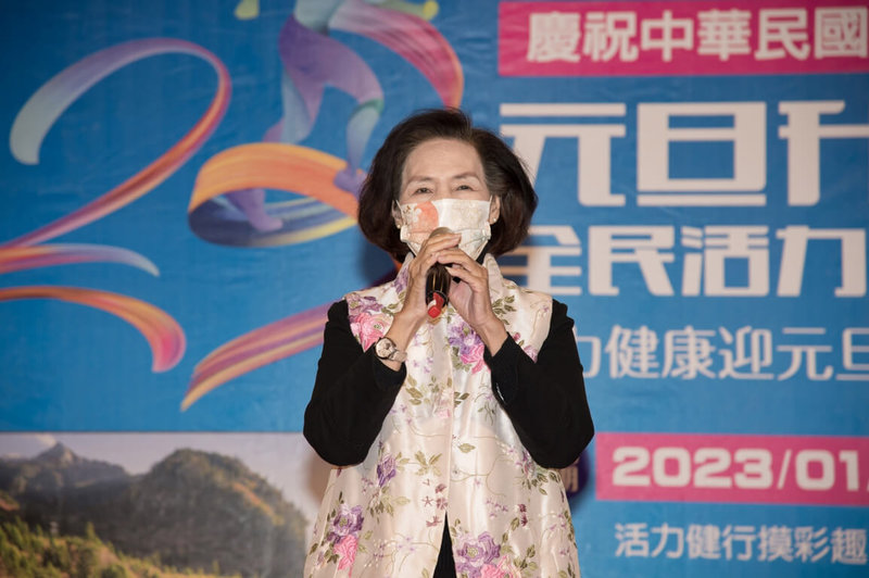 宜蘭縣長林姿妙（圖）獲連任，針對宜蘭縣府小內閣是否異動，林姿妙19日出席一場記者會後受訪表示，還在溝通協調中。（宜蘭縣政府提供）中央社記者沈如峰宜蘭縣傳真  111年12月19日