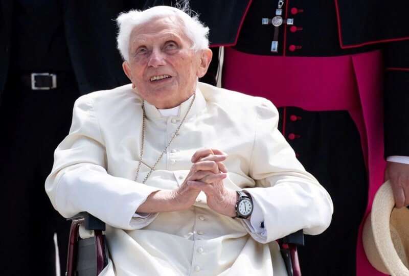 前羅馬天主教教宗本篤十六世12月31日在梵蒂岡的教會之母修道院辭世，享耆壽95歲。（路透社）