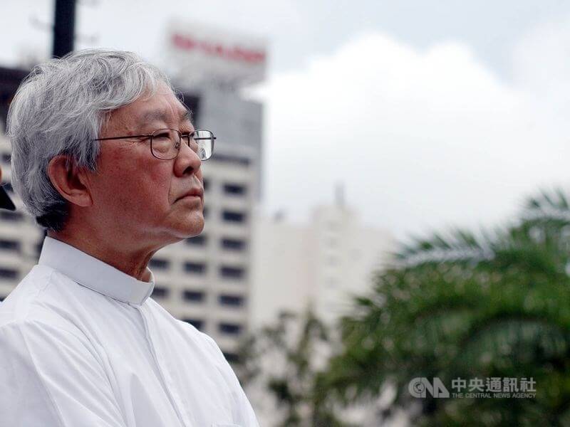 據港媒報導，在官方不反對下，天主教香港教區榮休主教陳日君樞機3日獲得法院批准，4日起可以短暫離開香港5天。（中央社檔案照片）