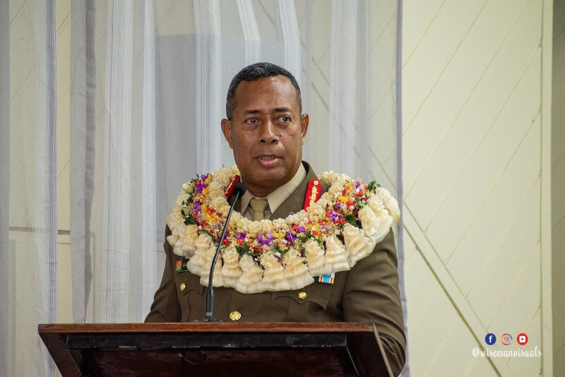斐濟武裝部隊指揮官卡魯尼瓦伊17日表示，現任政府準備展開全面改革。（圖取自twitter.com/joneh20lord）