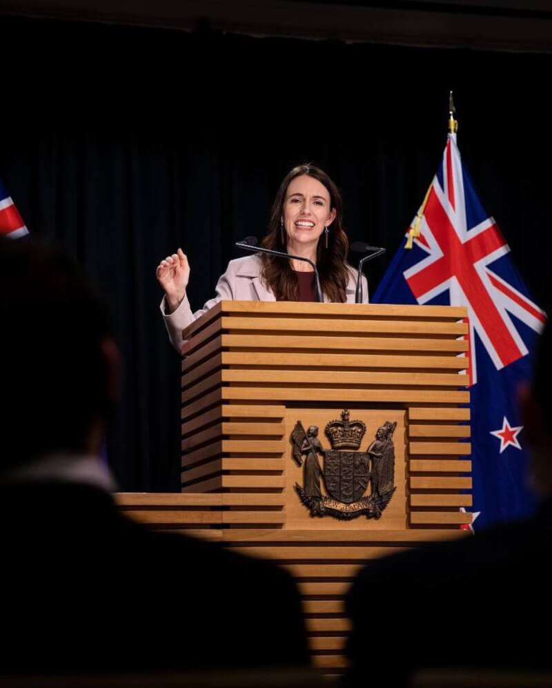 紐西蘭總理阿爾登請辭，2月7日將是她總理職務的最後一天。（圖取自facebook.com/jacindaardern）