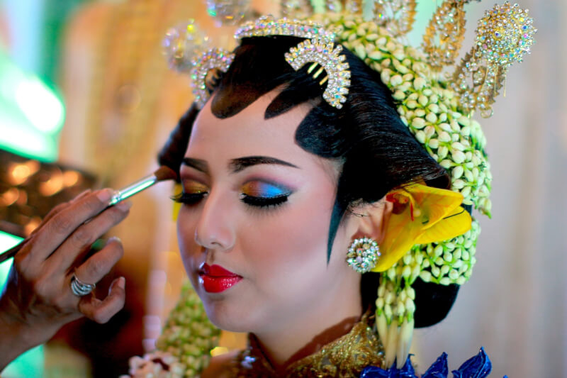 印尼憲法法院1月31日再次駁回不同宗教通婚的請願。圖為印尼新娘。（示意圖／圖取自Pixabay圖庫）
