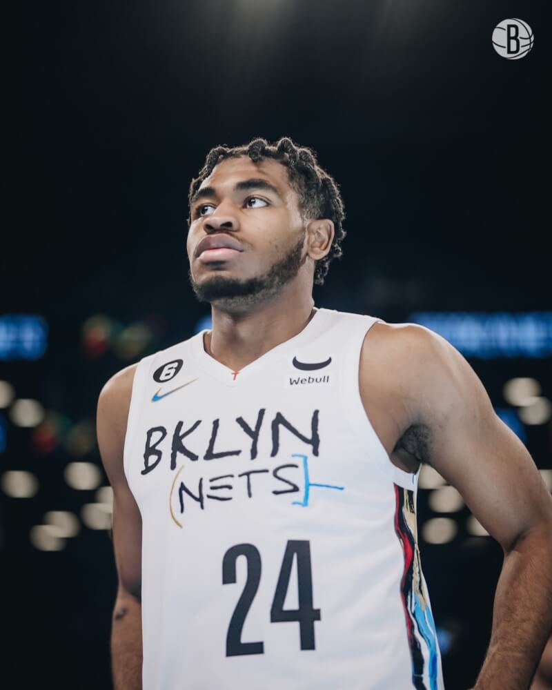 美國職籃NBA布魯克林籃網的湯瑪斯6日轟下生涯新高的47分。（圖取自twitter.com/BrooklynNets）
