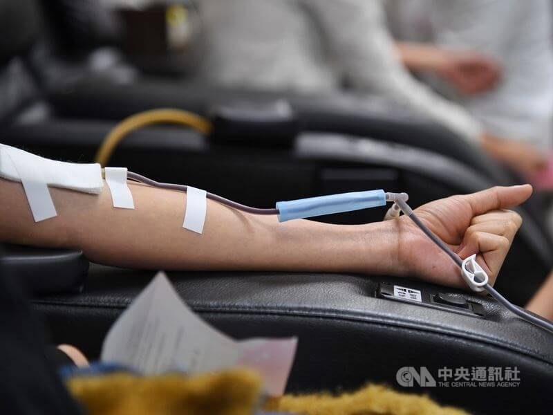 台灣血液基金會統計，全台只剩3.4天血液存量，A型、O型急缺。（中央社檔案照片）