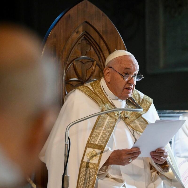 天主教教宗方濟各近日透露，教宗辭職的少數案例不應成為羅馬天主教會的「風氣」。（圖取自instagram.com/franciscus）