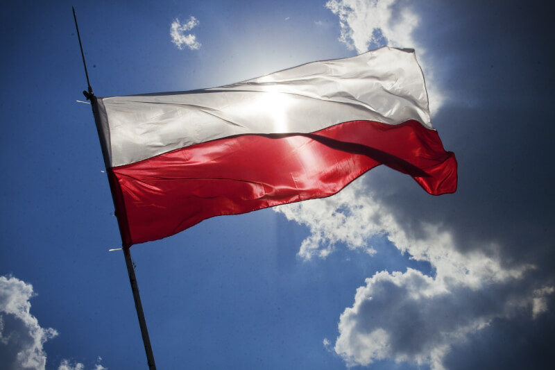 圖為波蘭國旗。（圖取自Pixabay圖庫）