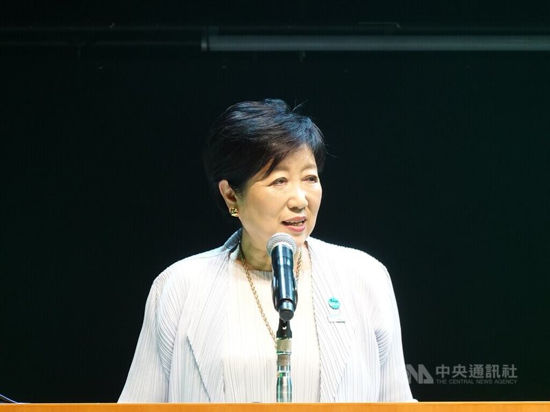 東京都知事小池百合子為支援新創企業,2月27、28日舉辦城市科技展,是號召善用高科技創出永續新價值計畫之一。中央社記者楊明珠東京攝 112年3月4日