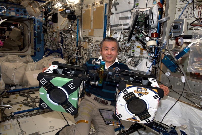 生涯5度上太空的59歲日本籍太空人若田光一，預計將於9日後離開ISS，返回地球。（圖取自twitter.com/Astro_Wakata）