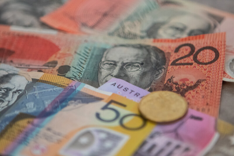 澳洲中央銀行7日將利率調升到11年來新高。圖為澳元。（圖取自Pixabay圖庫）