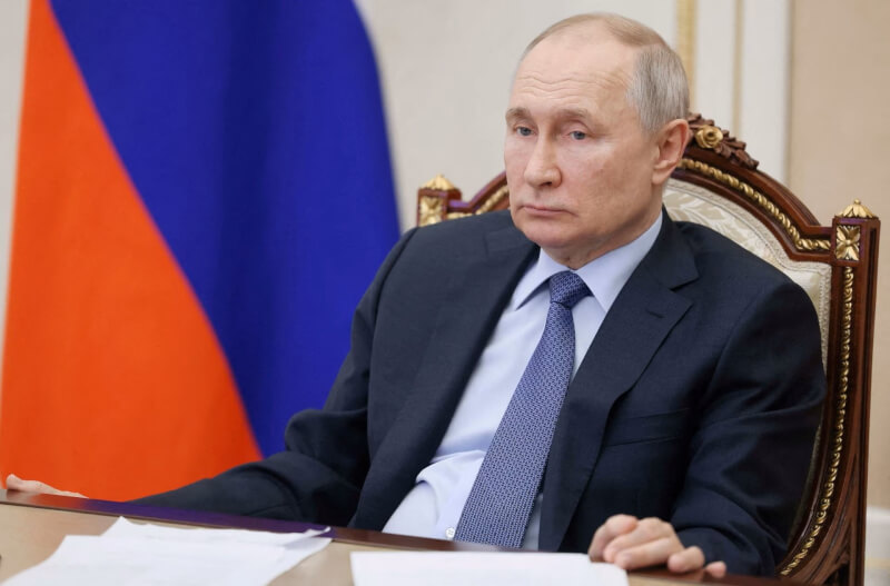 克里姆林宮發言人培斯科夫11日表示，如果俄國總統蒲亭（圖）決定2024年競選連任，沒有人能夠與他競爭。（Sputnik/Mikhail Metzel/Pool via 路透社）